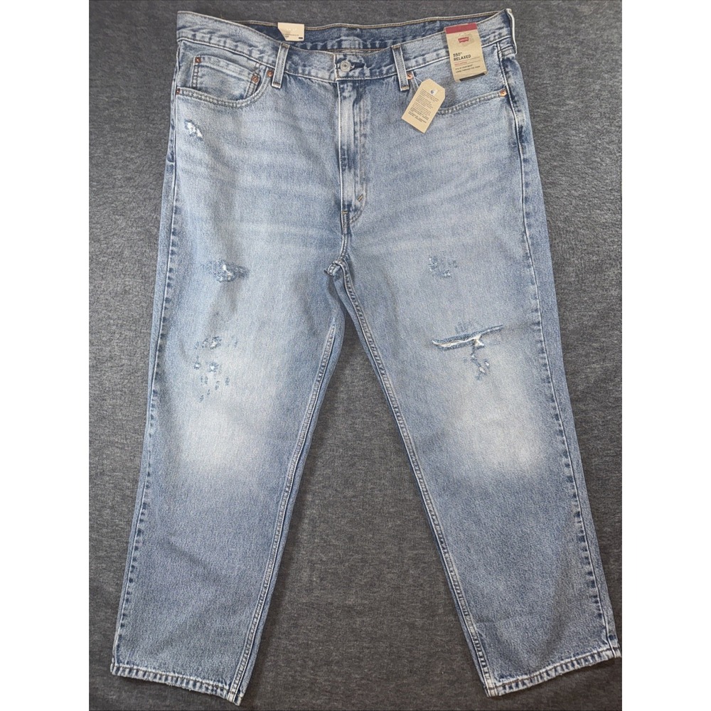 Levi's 550 Relaxed Fit Mens Jeans Blue Medium Wash Zip Fly Mid Waist 40x30 NEW